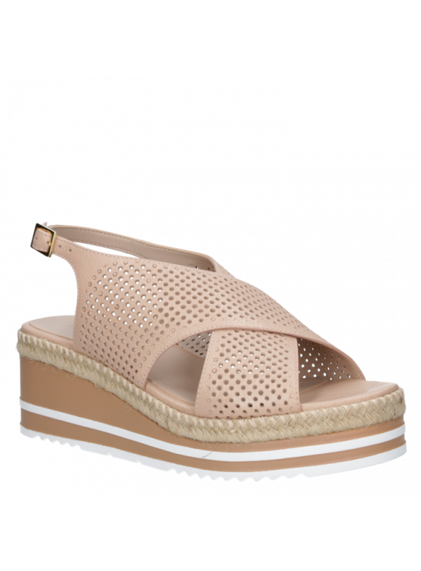 Sandalia Mujer G478 MINGO beige