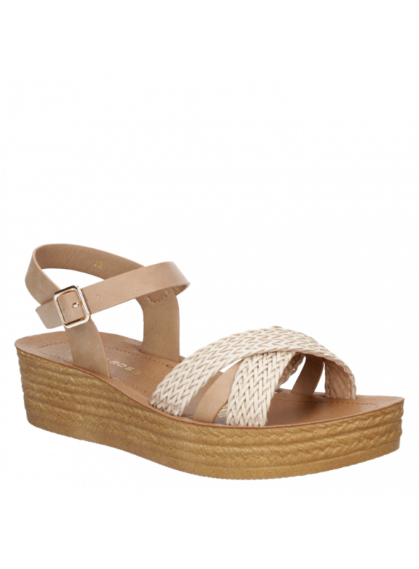 Sandalia Mujer G644 Bruno Rossi beige