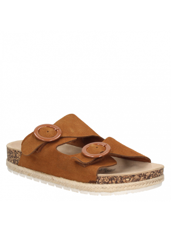 Sandalia Mujer G241 Pollini camel