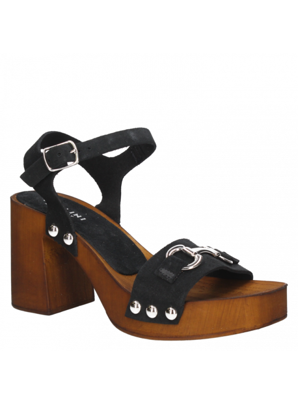 Sandalia Mujer G313 Pollini negro