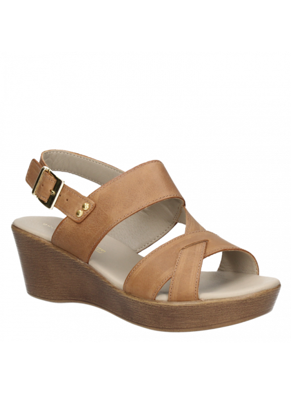 Sandalia Mujer G616 Bruno Rossi camel