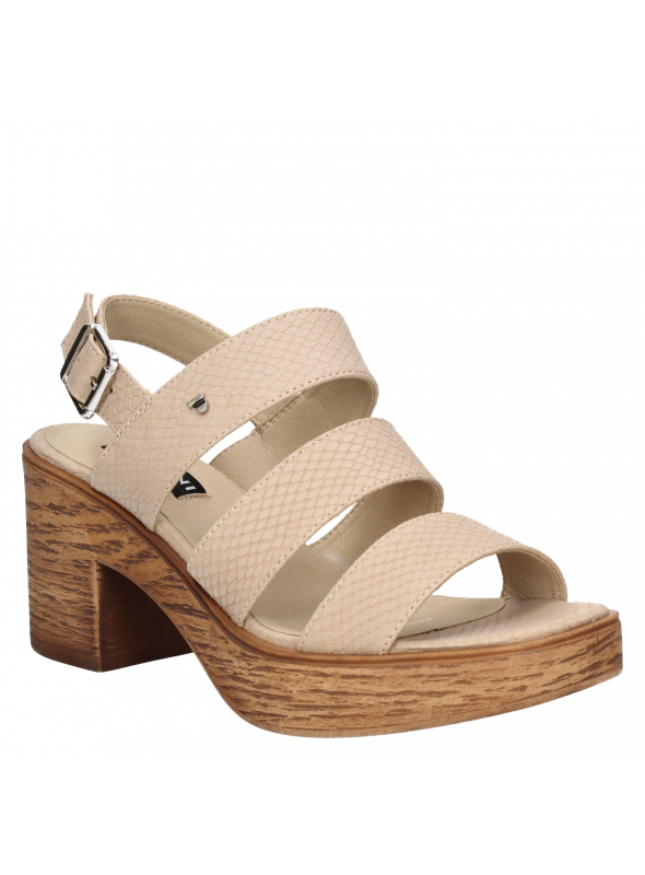 Sandalia Mujer G285 POLLINI beige