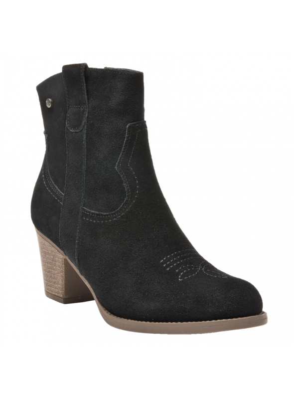 Botin Mujer H711 BRUNO ROSSI negro