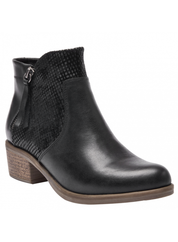 Botin Mujer H608 BRUNO ROSSI negro