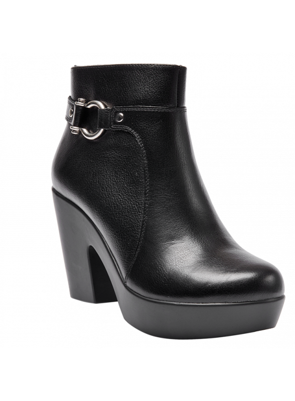 Botin Mujer H618 BRUNO ROSSI negro