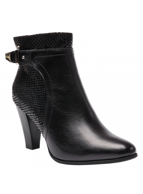 Botin Mujer H715 BRUNO ROSSI negro