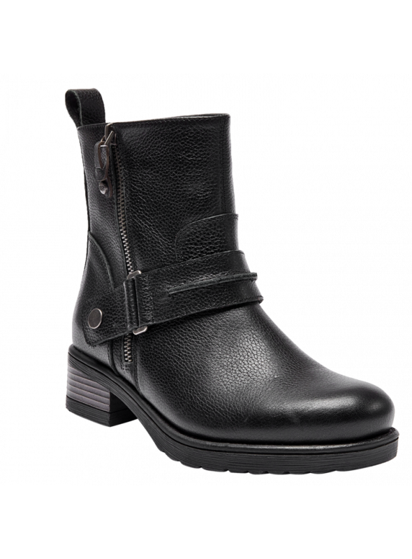 Botin Mujer H675 BRUNO ROSSI negro