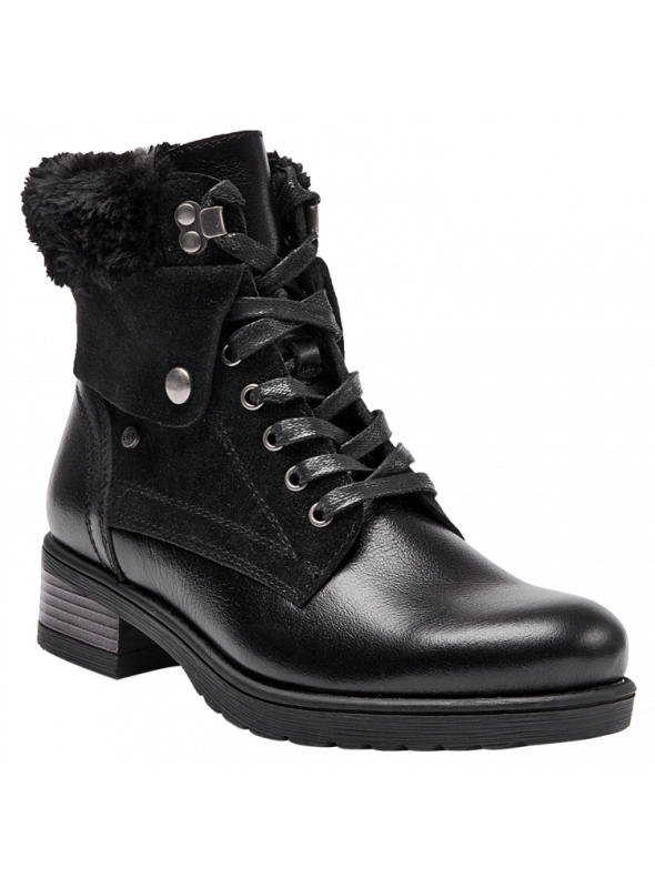 Botin Mujer H676 BRUNO ROSSI negro