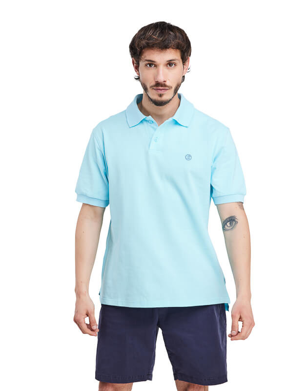 Polera Soria Hombre G966 PANAMA JACK turquesa