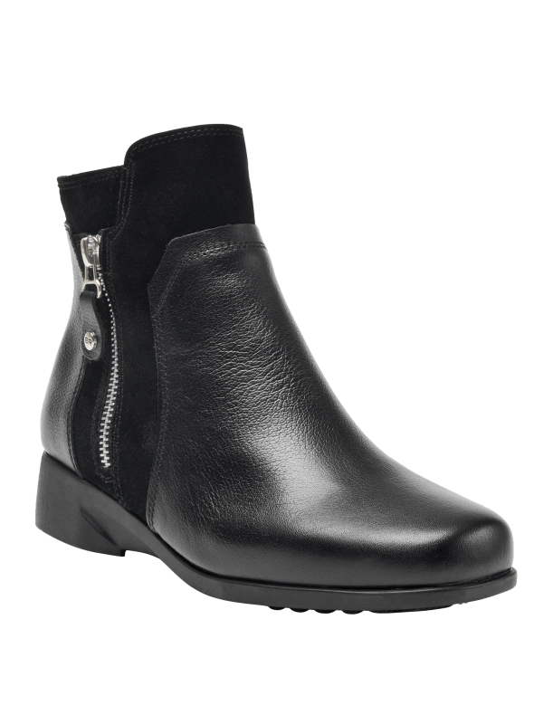 Botin Mujer H624 BRUNO ROSSI negro