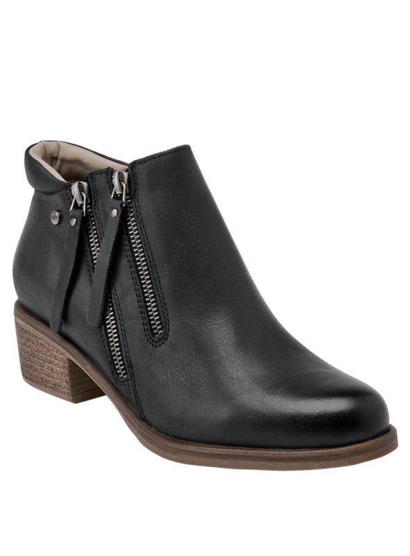 Botin Mujer I612 BRUNO ROSSI negro