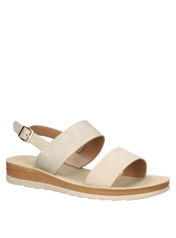 Sandalia Mujer I817 BRUNO ROSSI beige