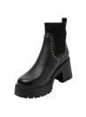 Botin Mujer J654 BRUNO ROSSI negro