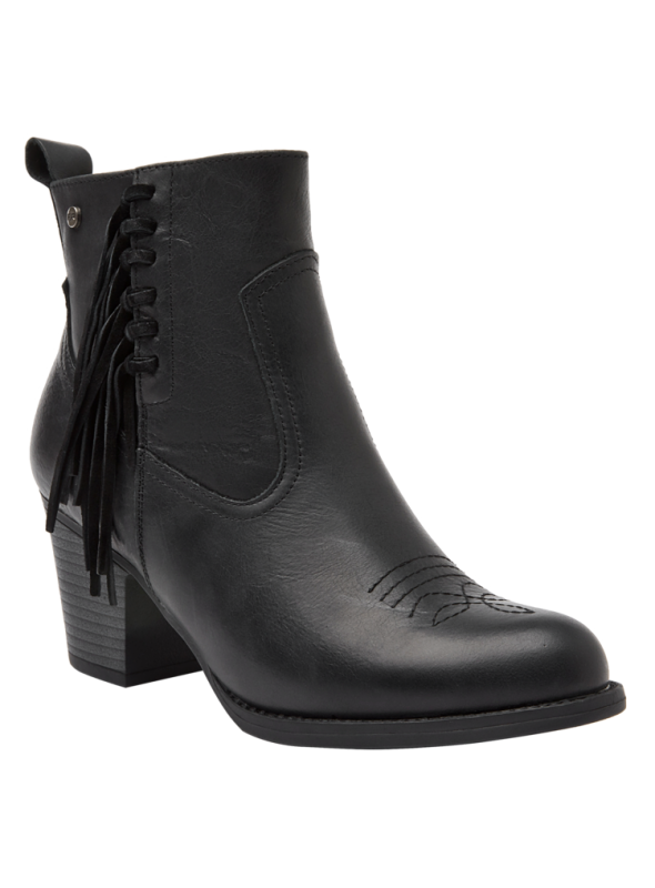 Botin Mujer J643 BRUNO ROSSI negro