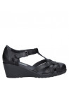 Sandalia Mujer W086 16 Hrs negro