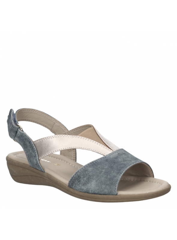 Sandalia Mujer D601 Bruno Rossi azul