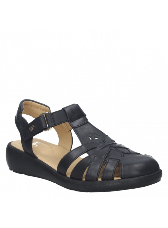 Sandalia Mujer D049 16 Hrs negro